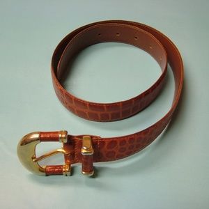 Cipriani Vintage Italian Leather Statement Belt
